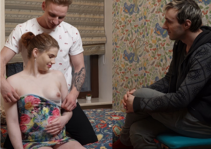 Black Angel Husband Watches His Pregnant Wife Being Fucked By Another Man For Money