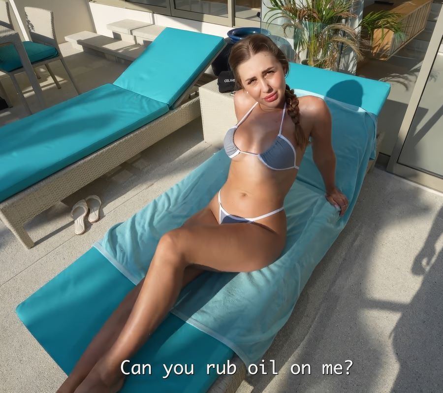 Kiraxxcherry Wife Cheats on Her Husband with the Pool Cleaner